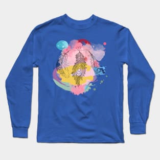 Dream Catcher Abstraction Long Sleeve T-Shirt